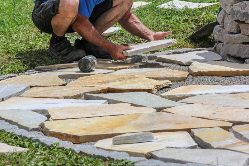 Flagstone Pathway Installation